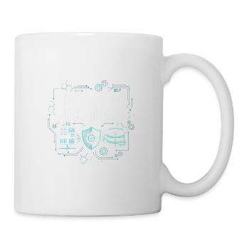 Kein Backup Kein Mitleid - Tasse - Weiß - Rechts