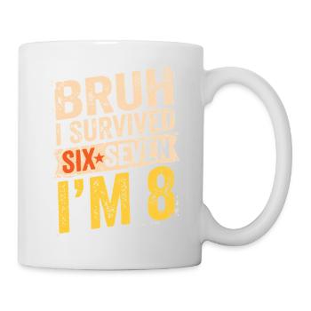 Birthday 8 Year Old Toddler Boy Funny Gift - Mug - white - Right