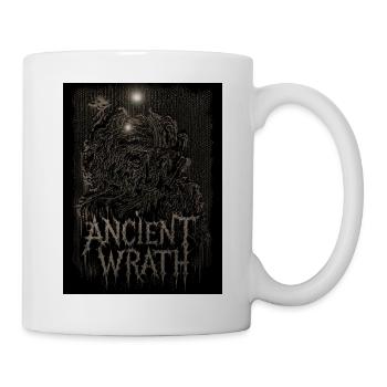 Ancient Wrath – Dark Fantasy Metal Beast Streetwea - Mug - white - Right