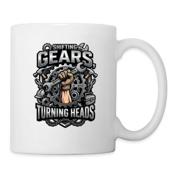 Shifting Gears Turning Heads - Mug - white - Right