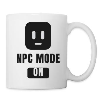 NPC Mode On - Gaming Meme - Mug - white - Right