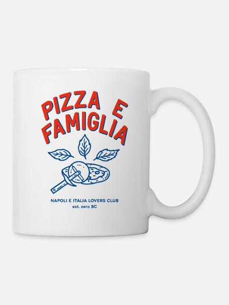 Pizza Famiglia - Tasse - Weiß