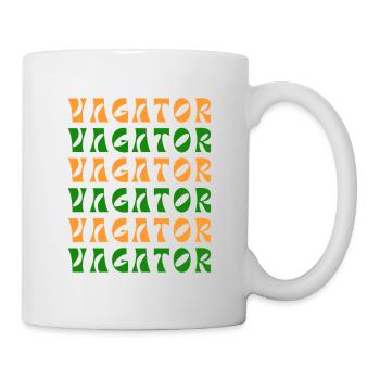 Motif rétro indien Vagator - Mug blanc - blanc - Droite