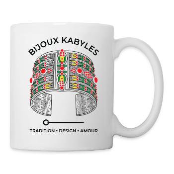 Bijoux de Kabylie - Mug blanc - blanc - Droite