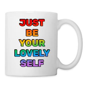 Sei einfach du selbst - Tasse - Weiß - Rechts