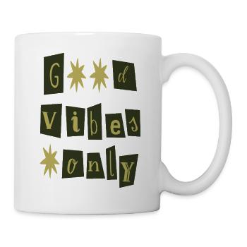 good-vibes-only - Tasse - Weiß - Rechts