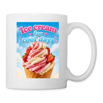 Eis für kalte Tage - Tasse - Weiß - Rechts