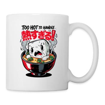 Scharfer Tofu im Ramen - Tasse - Weiß - Rechts