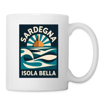 Sardegna Isola Bella - Tasse - Weiß - Rechts
