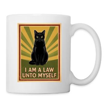 I am a law unto myself - Tasse - Weiß - Rechts