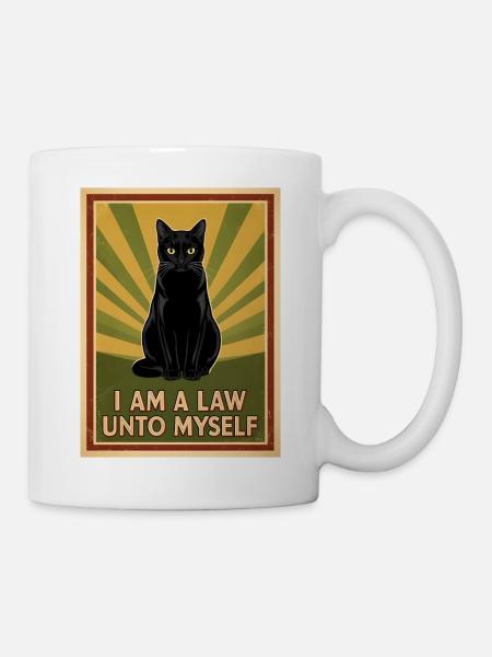 I am a law unto myself - Mug - white
