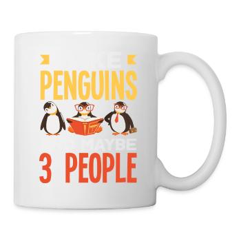 Pingouin mignon - Cadeau pour l’amoureux des manchots - Mug blanc - blanc - Droite
