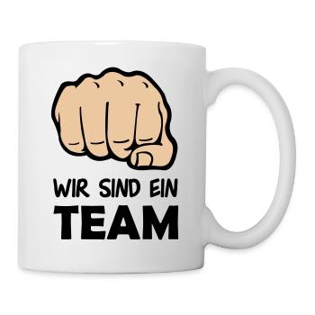 faust_team_002 - Tasse - Weiß - Rechts