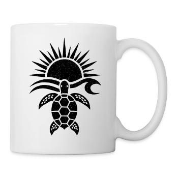 Turtle Summer Shirt - Mug - white - Right