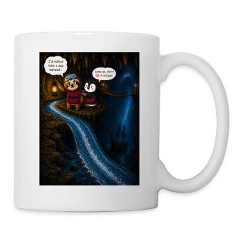 Don't Be A Killjoy – Funny Sloth Adventure Pun - Mug - white - Right