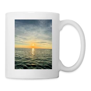 Sunset by the sea Evening atmosphere - Mug - white - Right