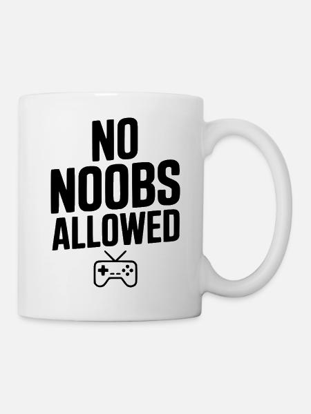 Keine Noobs erlaubt - Tasse - Weiß