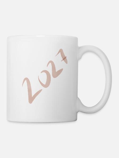 Brushed Annual Figures 2023 - Mug - white