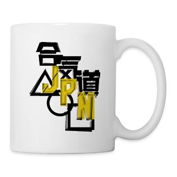Massive Aikido Japan/JPN Streetwear Distressed DZN - Mug - white - Right