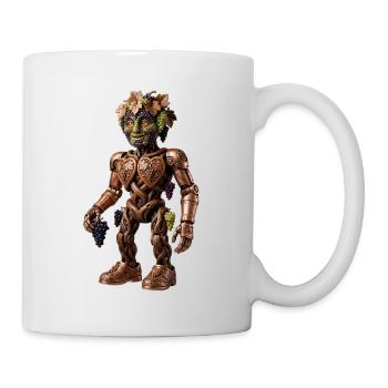 Grape Steampunk Robot Vine Golem - Mug - white - Right
