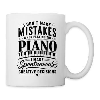 Piano Gift for Pianist and Music Teacher - Mug - white - Right
