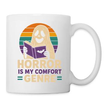 L’horreur est mon esprit de genre réconfortant - Mug blanc - blanc - Droite