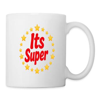 Its Super Star Inscription - Mug - white - Right