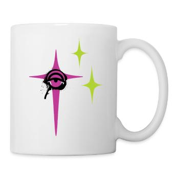Neon Star Sparkle - Mug - white - Right