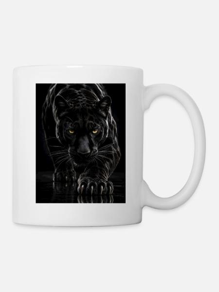 Black Shadow Panther - Mug - white
