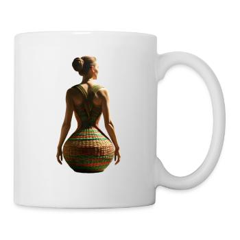 Basket Weave Sunset Dress - Mug - white - Right