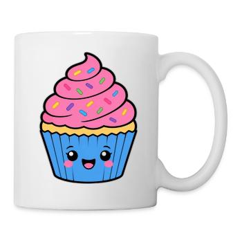 Kawaii Cupcake Freude - Tasse - Weiß - Rechts