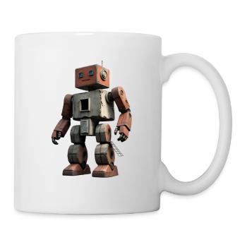 Rusty Boxed Robot - Mug - white - Right