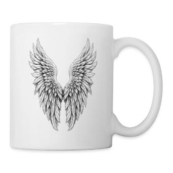 Engel fly high - Tasse - Weiß - Rechts