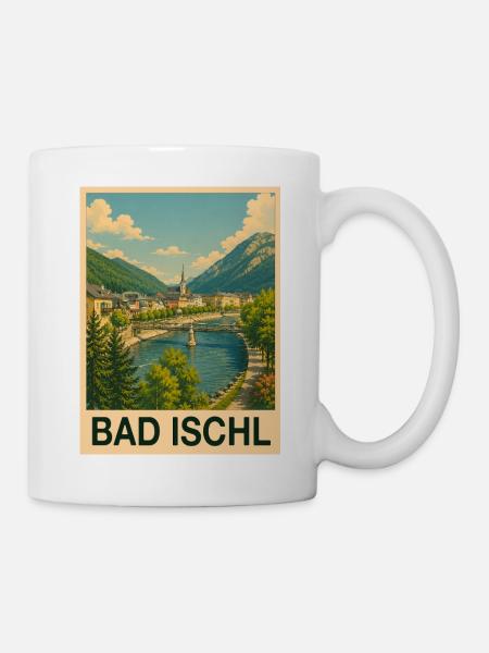 Bad Ischl Österreich - Tasse - Weiß