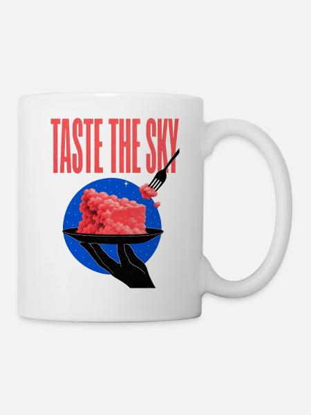 Taste the Sky – Cloud Cake - Mug - white