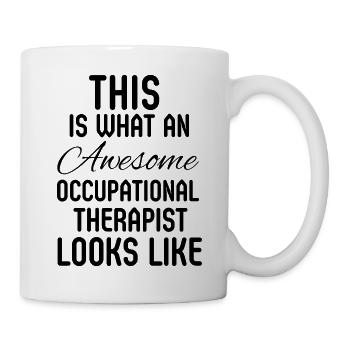 Don de thérapie pédiatrique pour ergothérapeute - Mug blanc - blanc - Droite