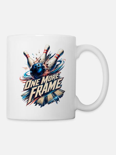 One More Frame Bowling - Tasse - Weiß