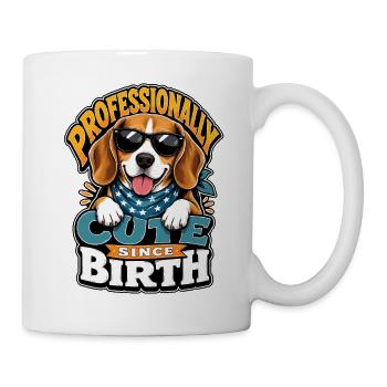 Beagle - Tasse - Weiß - Rechts