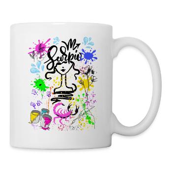 Skorpion-Frau – Astrologiegeschenk - Tasse - Weiß - Rechts