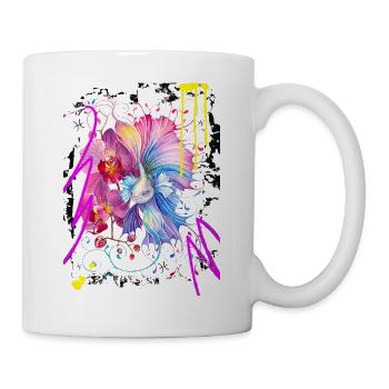 Fische-Frau – Astrologiegeschenk - Tasse - Weiß - Rechts