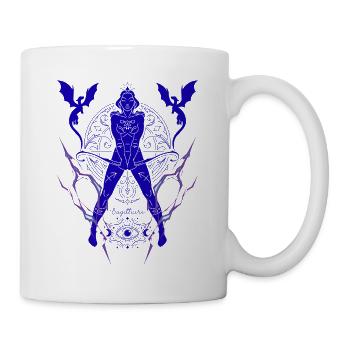 Schütze-Frau – Astrologiegeschenk - Tasse - Weiß - Rechts