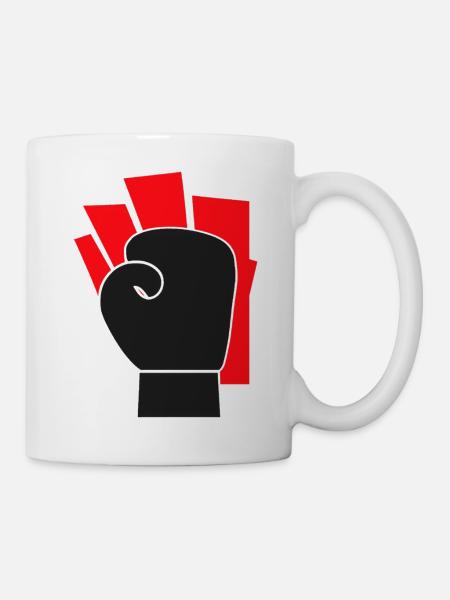 Kampfgeist Pur - Tasse - Weiß