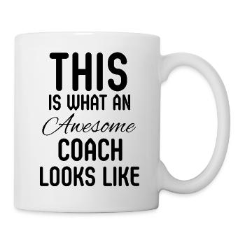 Coach Sports Appreciation Geschenk - Tasse - Weiß - Rechts