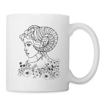 Aries Woman – Astrology Gift - Mug - white - Right