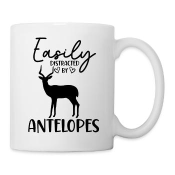 Antelope Funny Animal Saying - Mug - white - Right