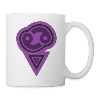 Zodiac Tribal Cancer and Water - Mug - white - Right