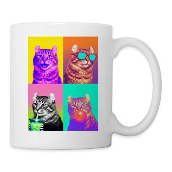 Cats American Curl Cat - Mug - white - Right