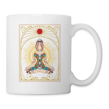 Zen Chakras – Meditation Gift - Mug - white - Right