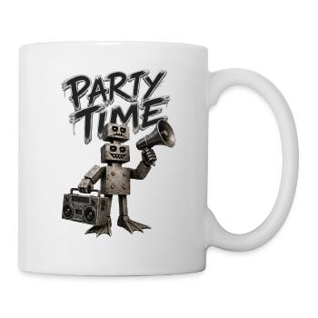 Robot Party Time - Mug - white - Right