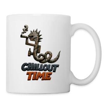 Chillout Time Snake Punk - Mug blanc - blanc - Droite